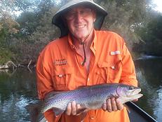 Al B flyfishing with Lee Sacramento River northern cal trout