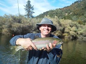 Andy M Steelhead on Trinity River October 28