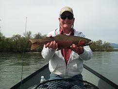 Bill Trout fishing Sacramento River