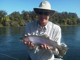 Fly Fishing Northern California Sundial bridge float October 2012