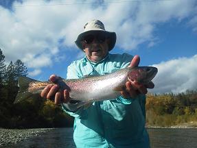 Jerry A Flyfishing Trinity River Steelhead October