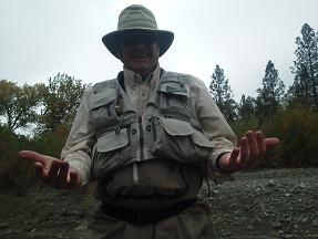 Joe Flyfishing trip trinity river steelhead nov 2012