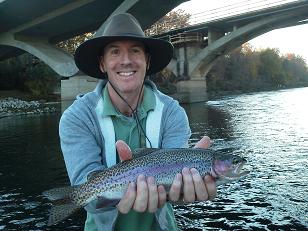 Mike F November 2012 Flyfishing Sacramento River Trout Sundial Bridge