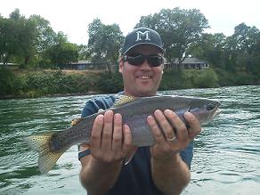 Northern Cal fly fishing sac river mannys trip