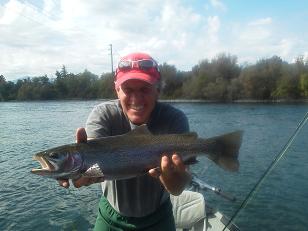 October 2012 flyfishing sac river nor cal Sundial Bridge float