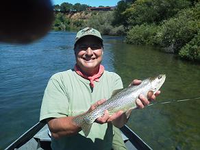 Roy W Trout Fly Fishing Sacramento river Northern California