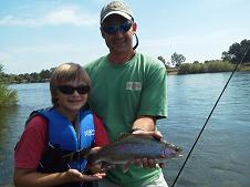 Sac River Fly Fishing Trout Brett and Son Sundial Bridge float